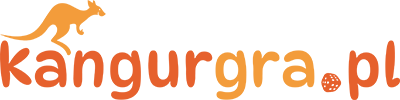 grafika logo kangurgra.pl - edukacyjne gry super wielkiego formatu do skakania dla dzieci